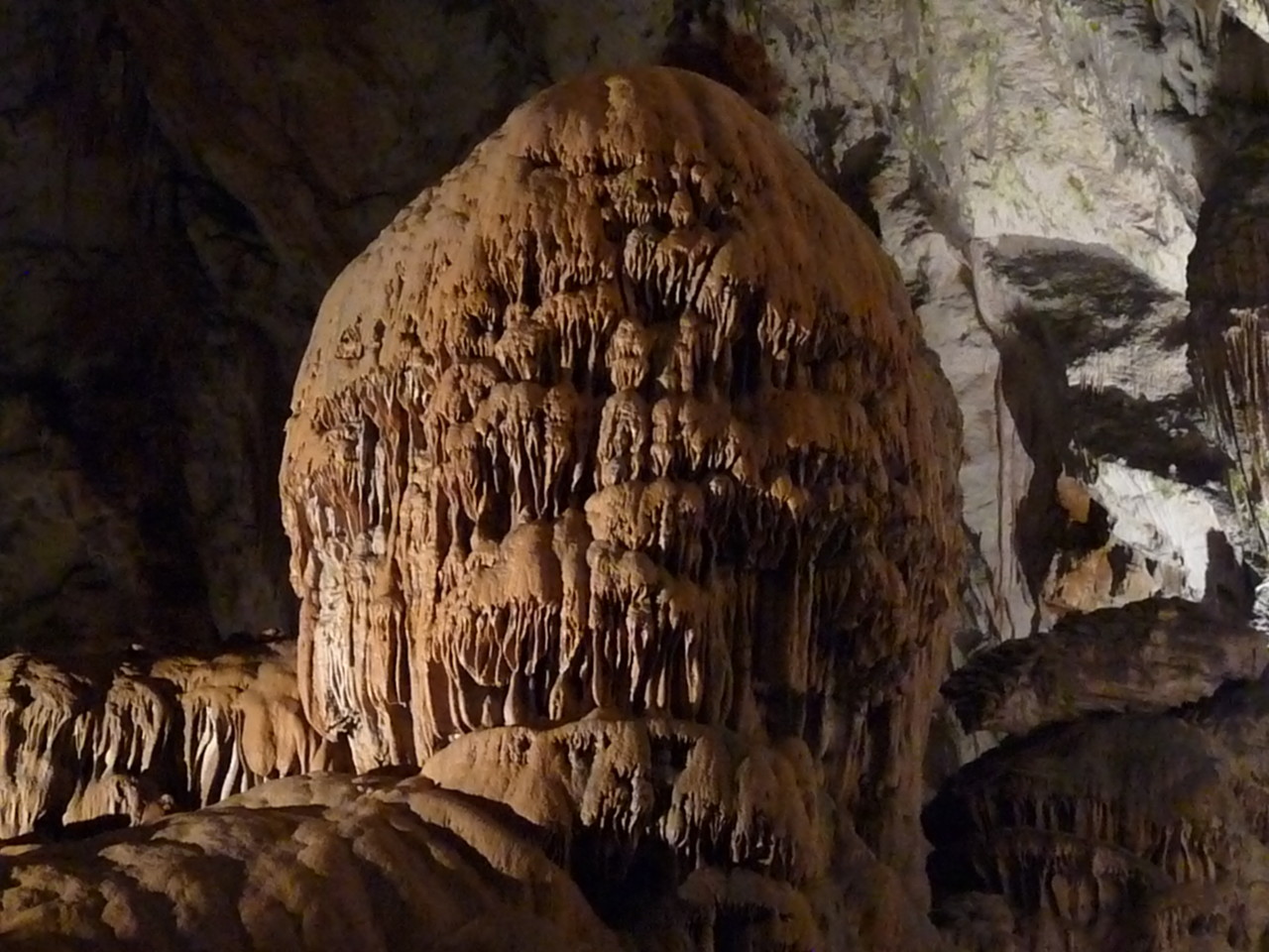 Amazing rock forms, Postojna Jama Cave Park, Slovenia